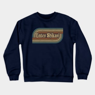 Enter Shikari Vintage Stripes Crewneck Sweatshirt